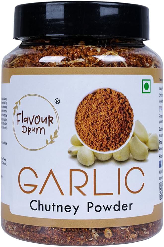 Flavour Drum Garlic Chutney Powder, 7 oz (200 g) | Healthy and Fresh - Image 1